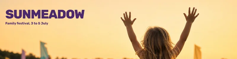 Example campaign, festival: Sunmeadow family festival, LinkedIn banner